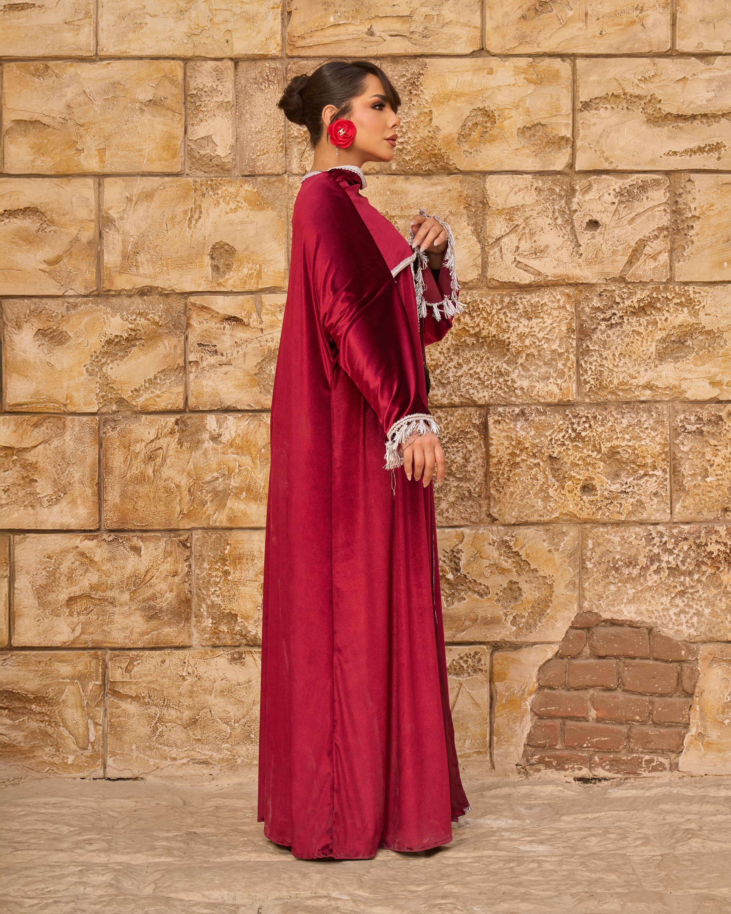 ✨ Uruk | Midnight Ember Abaya ✨