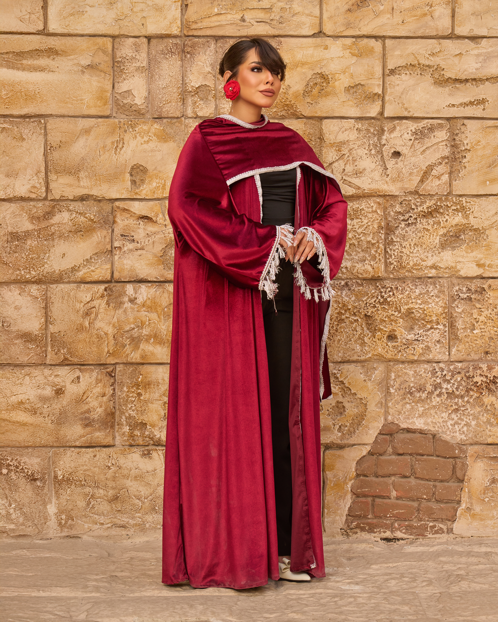 ✨ Uruk | Midnight Ember Abaya ✨