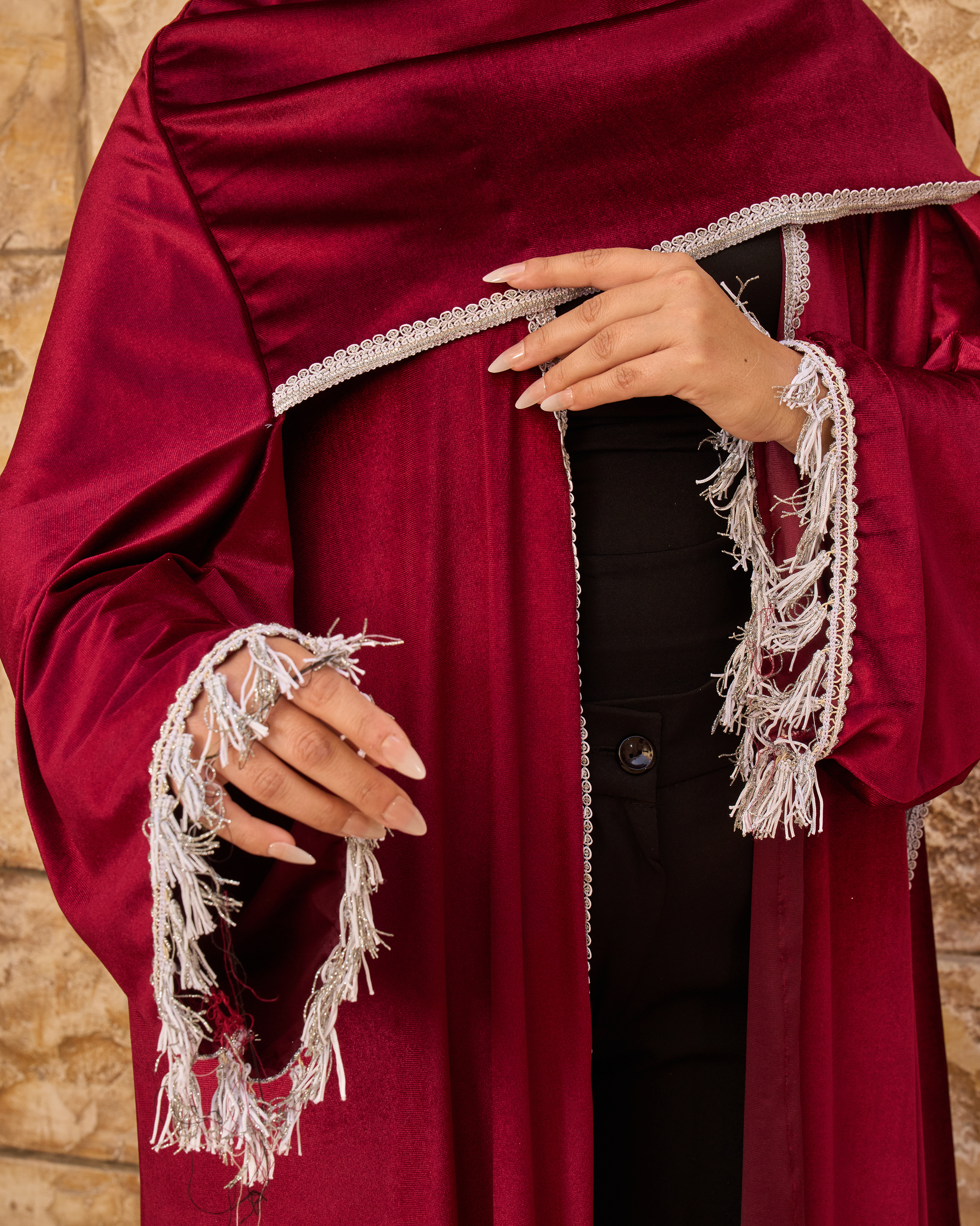 ✨ Uruk | Midnight Ember Abaya ✨